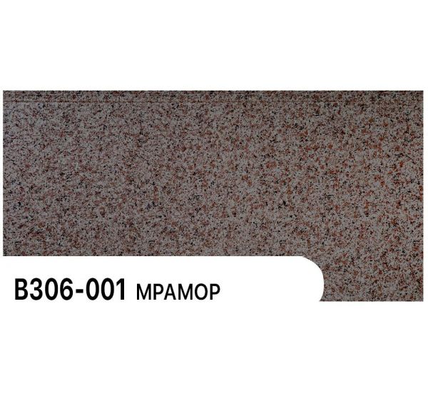 Фасадная Термопанель Мрамор В306-001 от производителя  Zodiac по цене 1 350 р