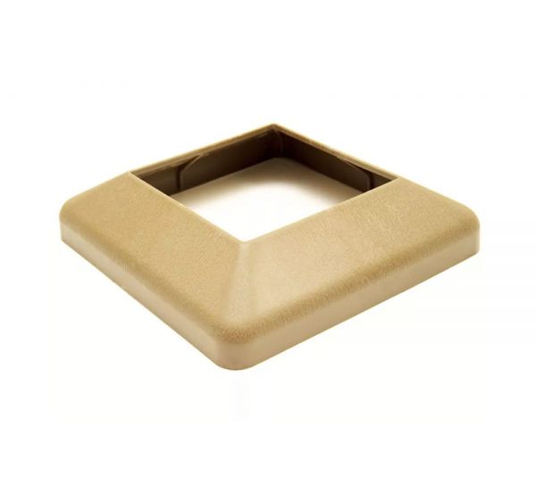 Крышка нижняя ПВХ для столба 125х125 Орех от производителя Deckart (Россия) по цене 295 р Крышка нижняя ПВХ для столба 125х125 Орех от производителя Deckart (Россия) по цене 295 р