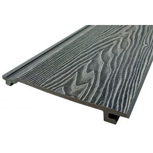 Сайдинг ДПК 3D тиснение 185x19 Серый от производителя   по цене 430 р