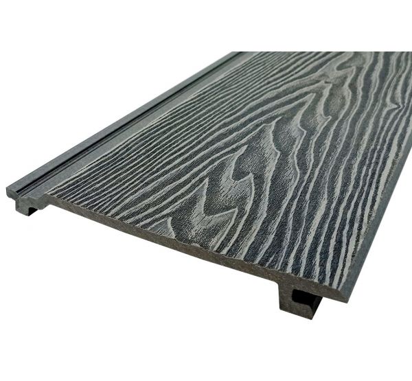 Сайдинг ДПК 3D тиснение 185x19 Серый от производителя   по цене 430 р