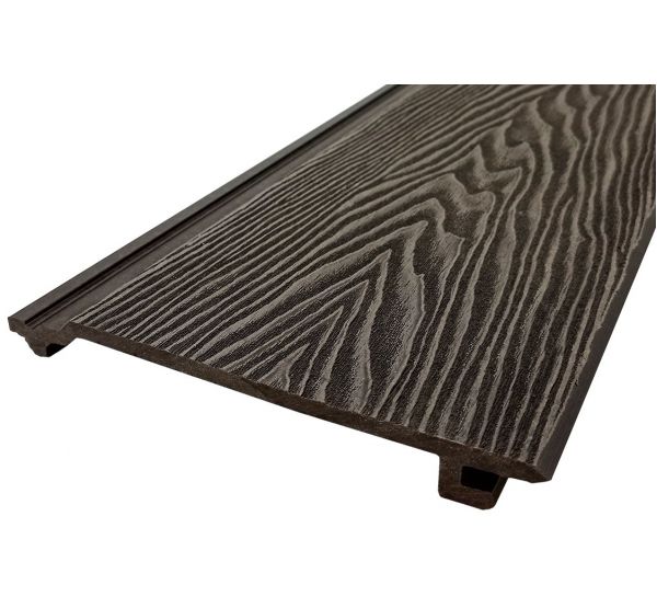 Сайдинг ДПК 3D тиснение 185x19 Венге от производителя   по цене 430 р