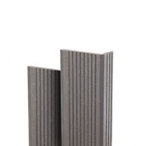 Угол торцевой Tehno Серый от производителя Ecodecking по цене 280 р Угол торцевой Tehno Серый от производителя Ecodecking по цене 280 р