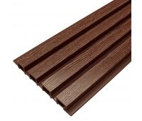 Доска Фасадная из ДПК Wood Рейка Шоколад Доска Фасадная из ДПК Wood Рейка Шоколад