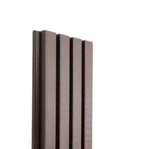 Реечная фасадная панель Техно Венге от производителя Ecodecking по цене 921 р Реечная фасадная панель Техно Венге от производителя Ecodecking по цене 921 р