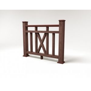 Ограждение ДПК цвет Шоколад Сборка №6 от производителя Faynag по цене 7 140 р Ограждение ДПК цвет Шоколад Сборка №6 от производителя Faynag по цене 7 140 р