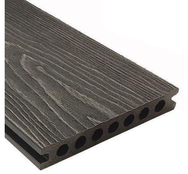 Террасная доска Esthetic Wood шовная с тиснением Венге от производителя  Holzhof по цене 744 р