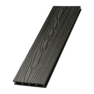 Террасная доска ДПК двусторонняя New 3D тиснение + вельвет Графит от производителя NanoWood по цене 470 р Террасная доска ДПК двусторонняя New 3D тиснение + вельвет Графит от производителя NanoWood по цене 470 р