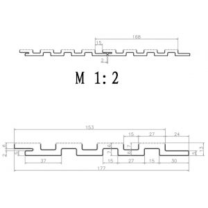 Стеновая панель брусковая из ДПК CO-EX MIX Grey dark от производителя Polivan Group по цене 702 р Стеновая панель брусковая из ДПК CO-EX MIX Grey dark от производителя Polivan Group по цене 702 р