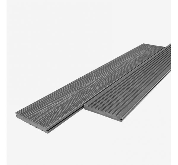 Террасная доска ДПК UnoDeck Solid Серый от производителя  RusDecking по цене 899 р