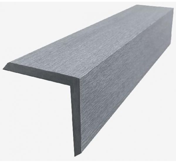 Угол декоративный (L-планка) 50×50 Серый от производителя  RusDecking по цене 246 р