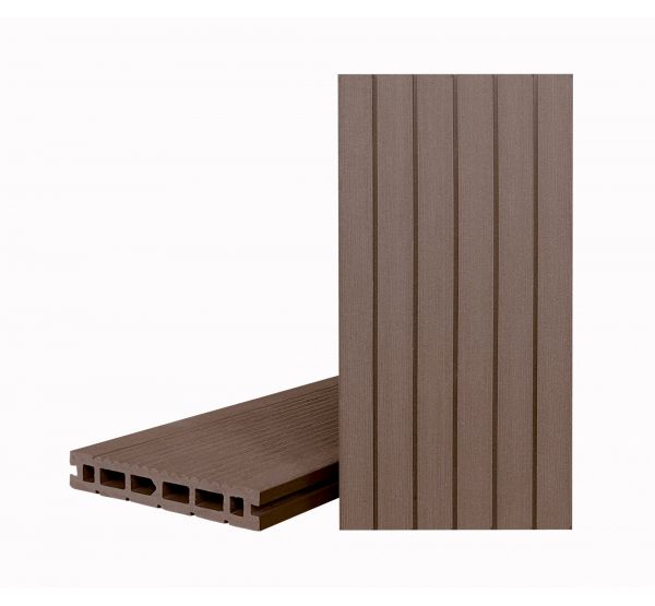 Террасная доска КЛАССИК пустотелая с пазом Тик Киото от производителя  Terrapol по цене 834 р