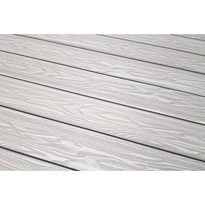 Террасная доска Смарт 3D Полнотелая без паза Дуб беленый от производителя  Terrapol по цене 1 264 р