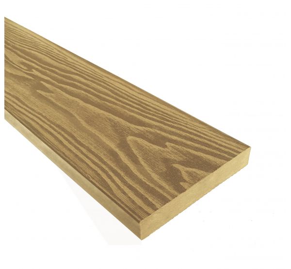 Террасная доска Смарт 3D Полнотелая без паза Дуб Севилья от производителя  Terrapol по цене 1 264 р