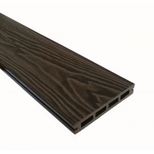 Террасная доска Смарт 3D Пустотелая с пазом Венге Соренто от производителя  Terrapol по цене 673 р