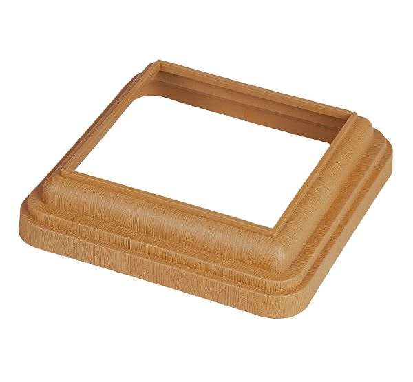 Крышка нижняя 140х140 Extrusion Тик от производителя Woodvex по цене 1 035 р Крышка нижняя 140х140 Extrusion Тик от производителя Woodvex по цене 1 035 р