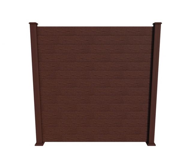 Забор цвет Темно-коричневый от производителя  Woodvex по цене 13 200 р