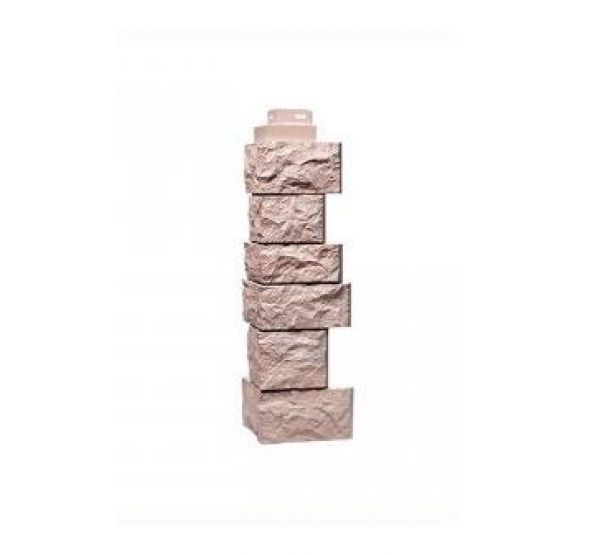 Угол наружный коллекция Дикий камень Терракотовый от производителя  Fineber по цене 564 р