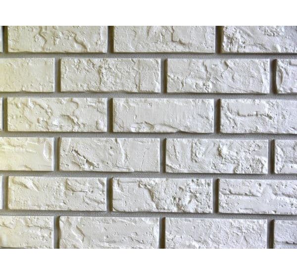 Цокольный сайдинг Hand-Laid Brick (Кирпич) COLONIAL WHITE (Белый кирпич) от производителя  Nailite по цене 912 р
