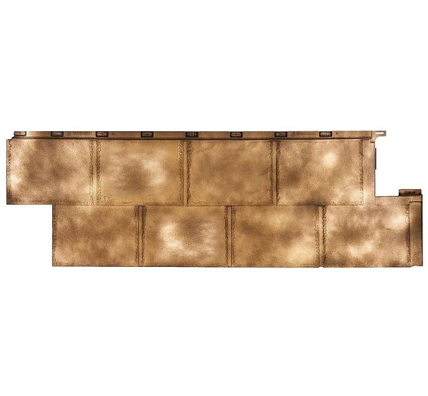Фасадные панели (цокольный сайдинг) коллекция Галактика - Золото от производителя  Т-сайдинг по цене 510 р