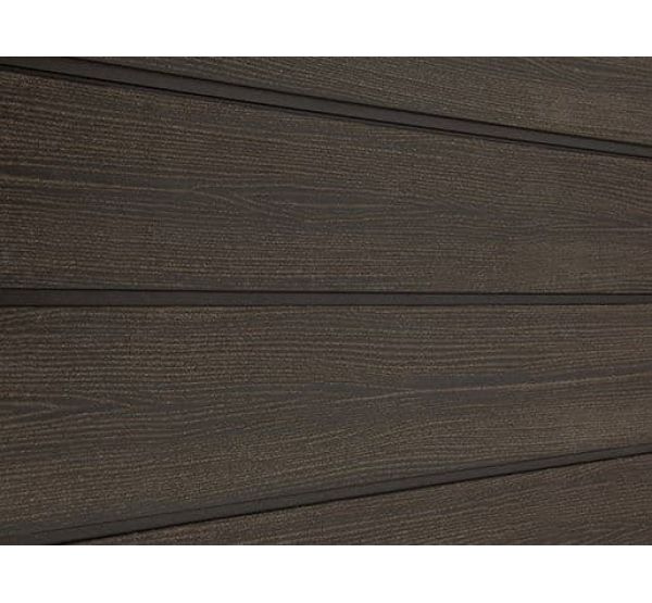 Фасадная доска ДПК SORBUS Темно-Коричневая Радиальная от производителя  Savewood по цене 468 р