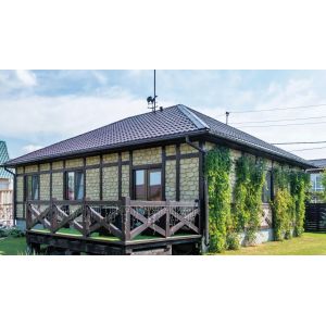 Фасадные панели (цокольный сайдинг) Бутовый камень Балтийский от производителя  Альта-профиль по цене 665 р