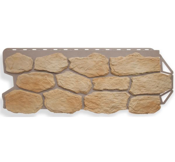 Фасадные панели (цокольный сайдинг) Бутовый камень Греческий от производителя  Альта-профиль по цене 665 р