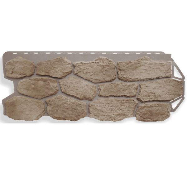 Фасадные панели (цокольный сайдинг) Бутовый камень Нормандский от производителя  Альта-профиль по цене 665 р