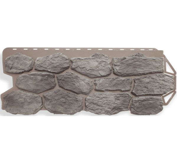 Фасадные панели (цокольный сайдинг) Бутовый камень Скандинавский от производителя  Альта-профиль по цене 665 р