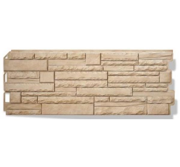 Фасадные панели (цокольный сайдинг)   Скалистый камень Анды от производителя  Альта-профиль по цене 683 р