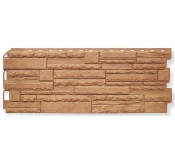 Фасадные панели (цокольный сайдинг)   Скалистый камень Памир от производителя  Альта-профиль по цене 683 р