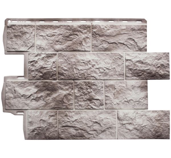 Фасадные панели (цокольный сайдинг) Туф Исландский от производителя  Альта-профиль по цене 623 р