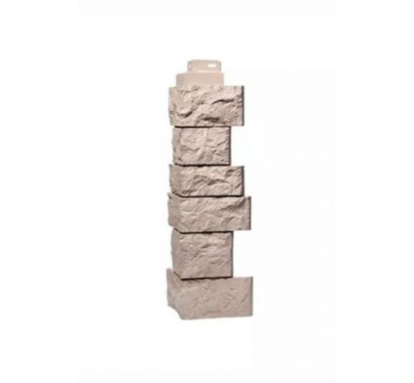 Угол наружный коллекция Дикий камень Песочный от производителя  Fineber по цене 564 р
