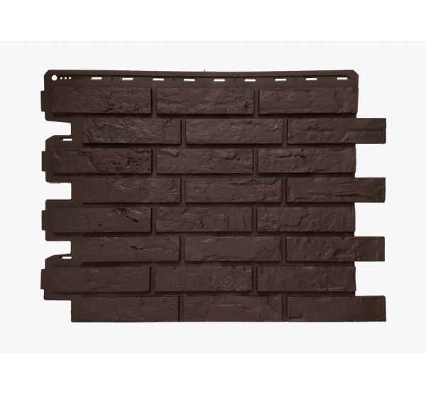 Фасадные панели Кирпич рижский Эко Коричневый от производителя  Альта-профиль по цене 573 р