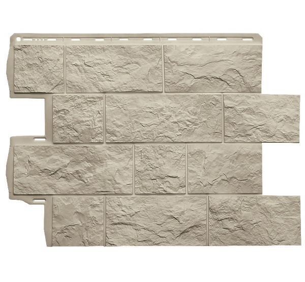 Фасадная панель Туф ЭКО Кремовый от производителя  Альта-профиль по цене 573 р