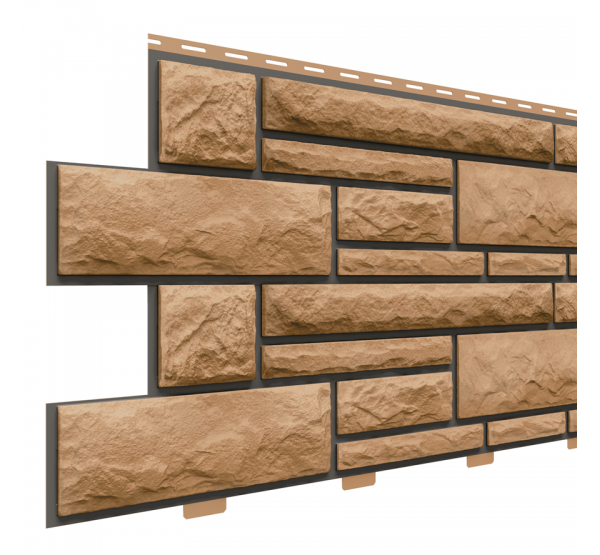 Фасадные панели под камень Доломит премиум Миндаль от производителя Доломит по цене 550 р Фасадные панели под камень Доломит премиум Миндаль от производителя Доломит по цене 550 р