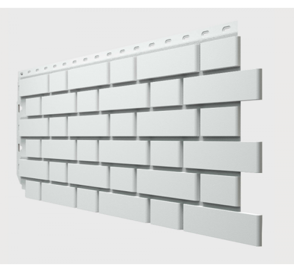 Фасадные панели Flemish (гладкий кирпич) Белый от производителя  Docke по цене 499 р
