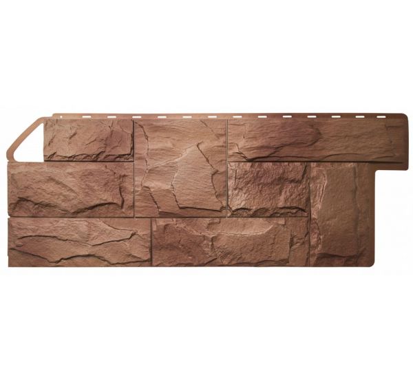 Фасадные панели (цокольный сайдинг)   Гранит Пиринейский от производителя  Альта-профиль по цене 654 р