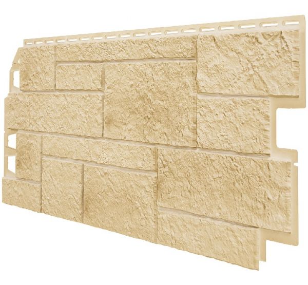 Фасадные панели (Цокольный Сайдинг) VOX Sandstone Кремовый от производителя  Vox по цене 690 р