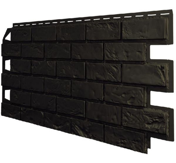 Фасадные панели (Цокольный Сайдинг) VOX Vilo Brick Dark brown от производителя  Vox по цене 618 р