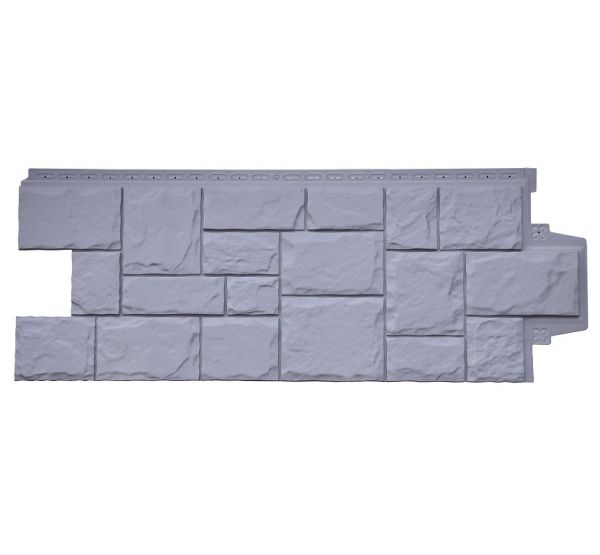 Фасадные панели Стандарт Крупный камень Серый (Известняк) от производителя  Grand Line по цене 450 р
