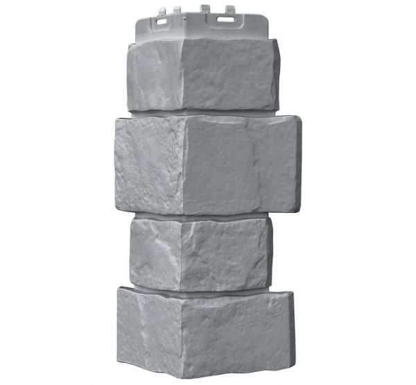 Угол Стандарт Крупный камень Серый (Известняк) от производителя  Grand Line по цене 492 р