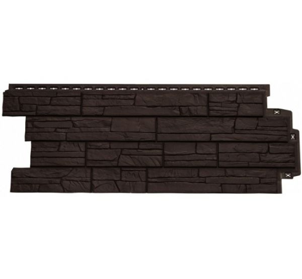 Фасадная панель Сланец Шоколадный (Коричневый) от производителя  Grand Line по цене 450 р