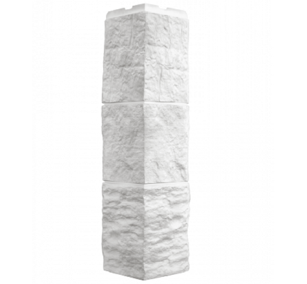 Угол наружный коллекция Блок Молочно-белый от производителя  Fineber по цене 684 р