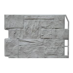 Фасадные панели Туф 3D -  Светло- серый от производителя  Fineber по цене 538 р