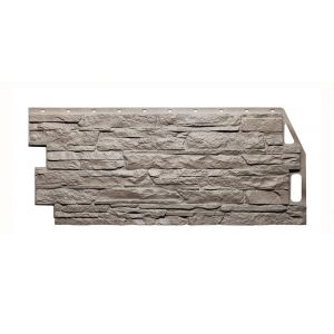 Фасадные панели (цокольный сайдинг) коллекция Скала - Песочный от производителя  Fineber по цене 666 р