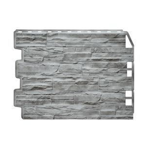 Фасадные панели Скол -  Светло- серый от производителя  Fineber по цене 511 р