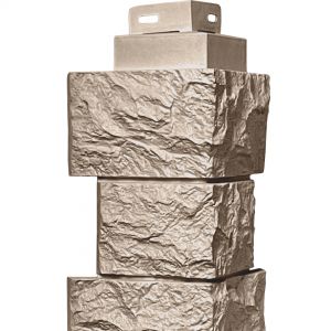 Угол наружный коллекция Дикий камень Песочный от производителя  Fineber по цене 590 р