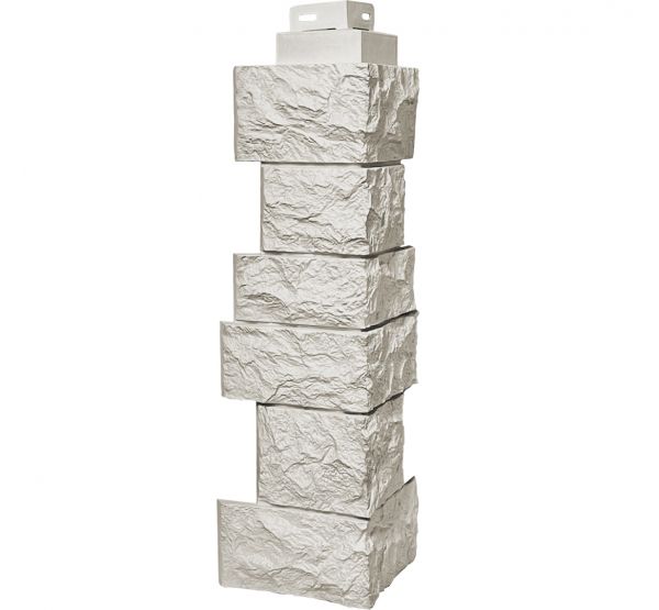 Угол наружный коллекция Дикий камень Жемчуг от производителя  Fineber по цене 590 р