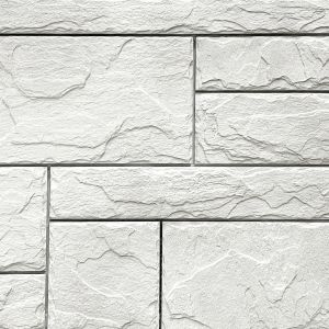 Фасадные панели (цокольный сайдинг) коллекция Камень Природный - Жемчужный от производителя  Fineber по цене 740 р