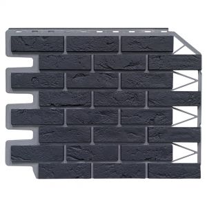 Фасадные панели Кирпич Баварский - Графит от производителя Fineber по цене 595 р Фасадные панели Кирпич Баварский - Графит от производителя Fineber по цене 595 р